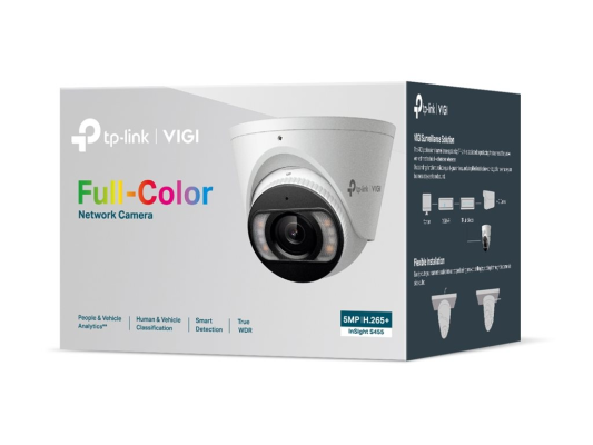 TP-Link InSight S455(2.8mm) VIGI 5MP Full-Color Turret Network Camera | TP-LINK