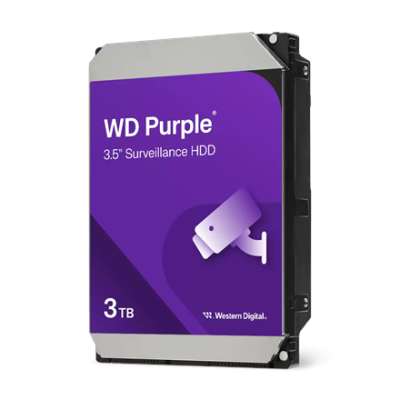 Western Digital Purple Surveillance Hard Drive | WD33PURZ | 175 RPM | 3000 GB | 256 MB