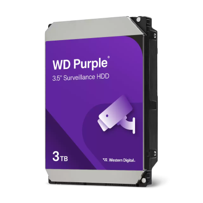 Western Digital Purple Surveillance Hard Drive | WD33PURZ | 175 RPM | 3000 GB | 256 MB