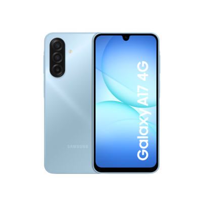 Samsung | Galaxy | A17 (A175) | Blue | 6.7 " | Super AMOLED | 1080 x 2340 pixels | Mediatek | Helio G99 | Internal RAM 4 GB | 128 GB | Dual SIM | MicroSD | 3G | 4G | Main camera resolution 50 MP | Secondary camera resolutio