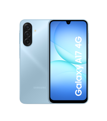 Samsung | Galaxy | A17 (A175) | Blue | 6.7 " | Super AMOLED | 1080 x 2340 pixels | Mediatek | Helio G99 | Internal RAM 4 GB | 128 GB | Dual SIM | MicroSD | 3G | 4G | Main camera resolution 50 MP | Secondary camera resolutio