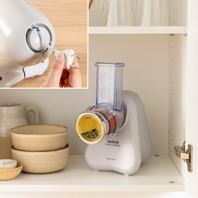 TEFAL Vegetable slicer | Fresh Express DN853BE0 | Light Gray | 150 W