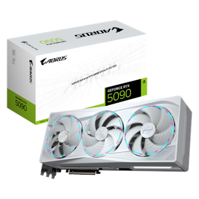 Gigabyte AORUS GeForce RTX 5090 STEALTH ICE 32G | NVIDIA | 32 GB | GeForce RTX 5090 | GDDR7 | HDMI ports quantity 1 | PCI-E 5.0