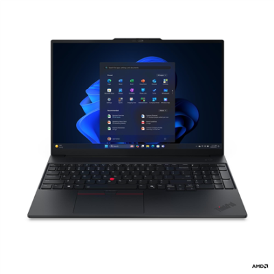 Lenovo ThinkPad E16 G3 AMD | Black | 16 " | IPS | WUXGA | 1920 x 1200 pixels | Anti-glare | AMD Ryzen 7 | 250 | 16 GB | SODIMM DDR5 | Solid-state drive capacity 512 GB | AMD Radeon 780M Graphics | Windows 11 Pro | 802.11ax | 