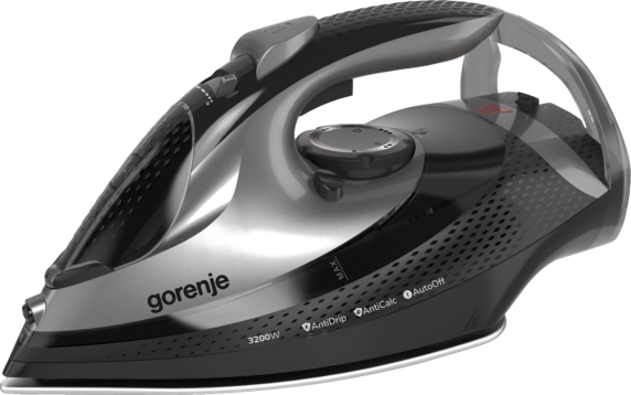 Gorenje SIH3200BKS | Steam Iron | 3200 W | Water tank capacity 420 ml | Continuous steam 40 g / min | Steam boost performance 250 g / min