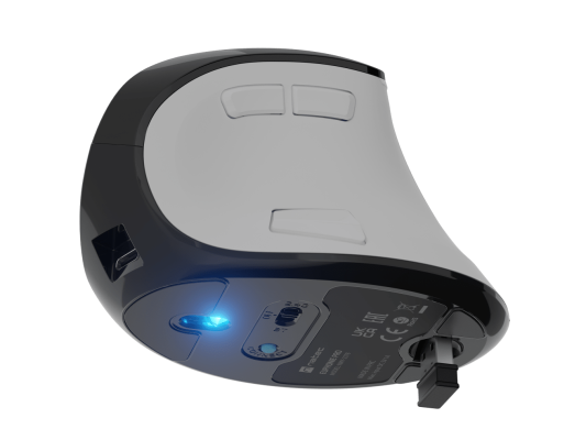 Natec Mouse | Euphonie Pro | Wireless | 2.4 GHz, Bluetooth | White