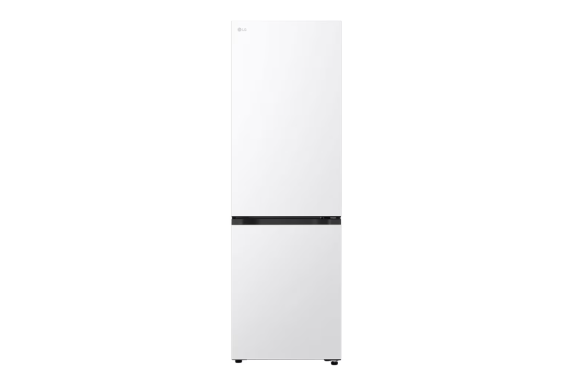 LG Refrigerator | GBBSJ10ESW | Energy efficiency class E | Free standing | Combi | Height 186 cm | Fridge net capacity 220 L | Freezer net capacity 113 L | Display | 35 dB | White