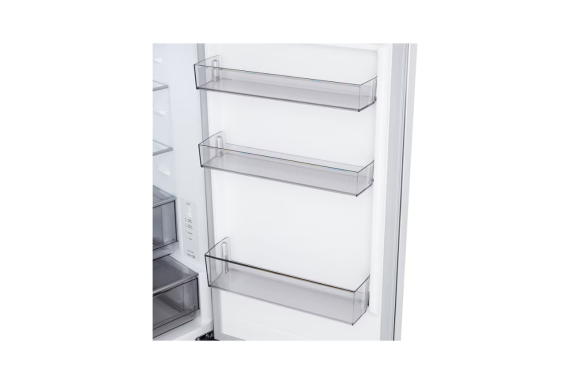LG Refrigerator | GBBSJ10ESW | Energy efficiency class E | Free standing | Combi | Height 186 cm | Fridge net capacity 220 L | Freezer net capacity 113 L | Display | 35 dB | White