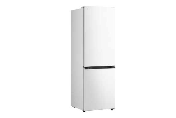 LG Refrigerator | GBBSJ10ESW | Energy efficiency class E | Free standing | Combi | Height 186 cm | Fridge net capacity 220 L | Freezer net capacity 113 L | Display | 35 dB | White