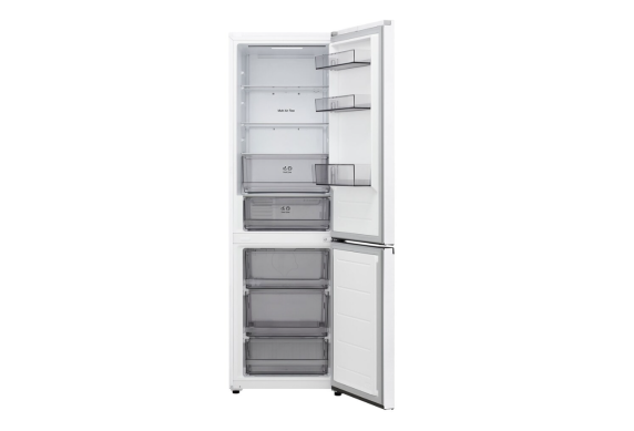 LG Refrigerator | GBBSJ1CCSW | Energy efficiency class C | Free standing | Combi | Height 186 cm | Fridge net capacity 220 L | Freezer net capacity 113 L | Display | 34 dB | Super White