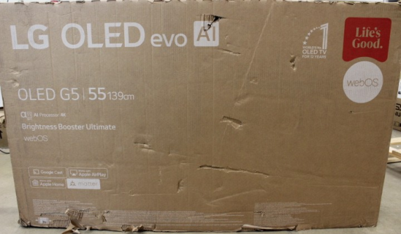 SALE OUT. LG OLED55G51LW | 55 | Smart TV | webOS 25 | UHD | DAMAGED PACKAGING