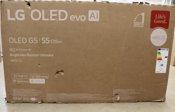 SALE OUT. LG OLED55G51LW | 55 | Smart TV | webOS 25 | UHD | DAMAGED PACKAGING