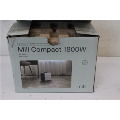 SALE OUT. Mill CUS1800MECW Compact PTC Fan Heater, Power 1800 W, Room size: 10-30 m2, White | Mill Compact PTC Fan Heater | CUS1800MECW | PTC Fan | 1800 W | Number of power levels 3 | Suitable for rooms up to 10-30 m² | White | DAMAGED PAC