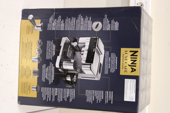 SALE OUT. Ninja ES601EU Luxe Café Premier Coffee maker, Stainless Steel | NINJA Espresso Coffee Maker | ES601EU Luxe Café Premier | Pump pressure 11 bar | Built-in milk frother | Ground | 1650 W | Black / Stainless Steel | DAMAGED PACKAGIN