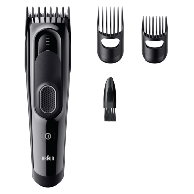 Braun Hair Clipper | HC5530 Series 5 | Cordless | Number of length steps 17 | Black