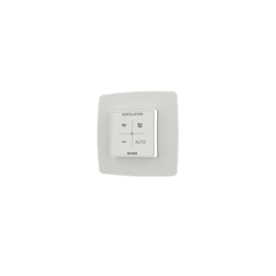 DUCO Humidity Room Sensor with Control RF / Wired, White