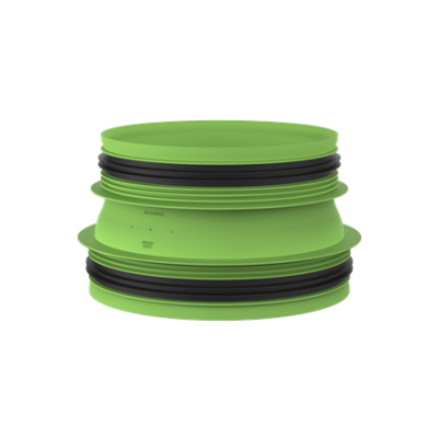 DUCO Connection Piece with Joint D200 / D180 (M / M)