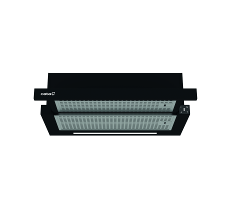 CATA Hood | TFH 6430 GBK | Telescopic | Energy efficiency class A+ | Width 59.8 cm | 391.5 m³ / h | Electronic | LED | Black
