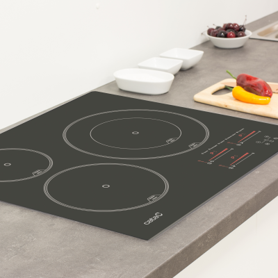 CATA Hob | INSB 6028 BK | Induction | Number of burners / cooking zones 3 | Slider Touch | Timer | Black
