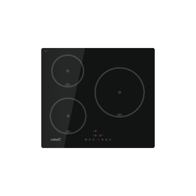 CATA Hob | IB 6403E2 BK | Induction | Number of burners / cooking zones 3 | Touch | Timer | Black
