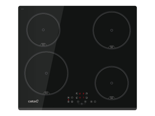 CATA Hob | IB 6324E2 BK | Induction | Number of burners / cooking zones 4 | Touch | Timer | Black