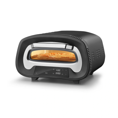 Caso Pizza Oven | PizzaChef 430° | 2200 W | Black / Silver