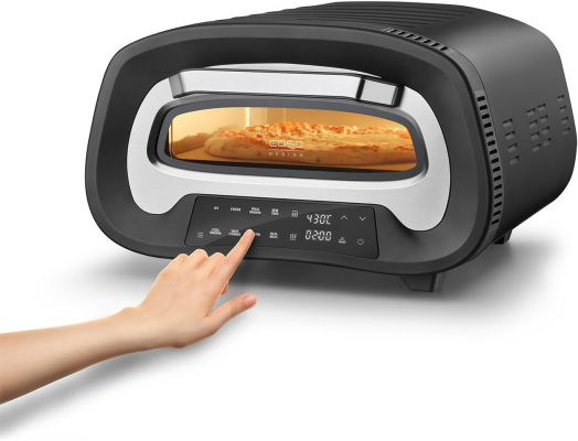 Caso Pizza Oven | PizzaChef 430° | 2200 W | Black / Silver