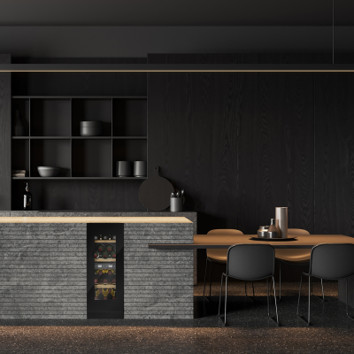 Caso Wine cooler | WineDeluxe WDU 18 | Energy efficiency class F | Built-in | Bottles capacity 18 | Black