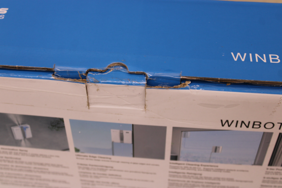 SALE OUT. Ecovacs Window cleaning robot WINBOT MINI, Auto-Spray, Steady climbing system, WIN-SLAM 3.0, Grey | Ecovacs Windows Cleaner Robot | WINBOT MINI GREY | Corded | Grey | DAMAGED PACKAGING, USED, DIRTY, MISSING LIQUID BOTTLE