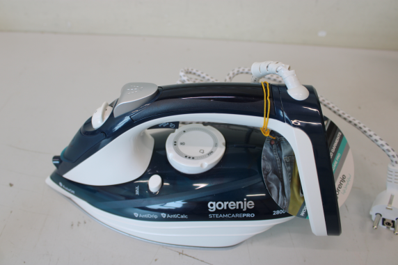 SALE OUT. Gorenje SIH2800TQC Steam Iron, Water tank 0,4 L, Continuous steam 35 g / min, Turquoise / White | Gorenje Steam Iron | SIH2800TQC | Steam Iron | 2800 W | Water tank capacity 350 ml | Continuous steam 35 g / min | Steam boost perfor