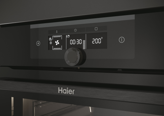 Haier Oven | HWO60SM2F3BH | 70 L | Electric | Hydrolytic | Electronic | Height 59.5 cm | Width 59.5 cm | Black