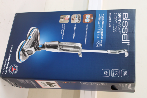 SALE OUT. Bissell SpinWave Cordless MultiFunctional Cleaner | Bissell Mop | SpinWave | Cordless operating | Washing function | Blue / Titanium | 18 V | DAMAGED PACKAGING