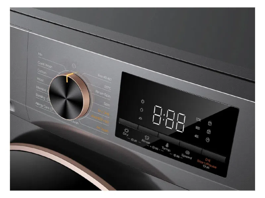 TCL CP1012SA0 Washing machine with Dryer, Free standing, Front loading, Washing 10 kg, Drying 6 kg, Black | TCL