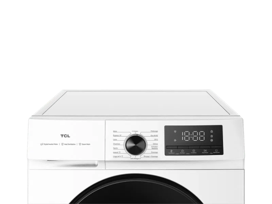 TCL FF1024WA0 Washing machine, A-10%, Front loading, Washing capacity 10 kg, 1400 RPM, Depth 62.5 cm, White | TCL