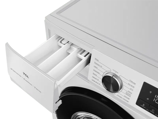 TCL FF1024WA0 Washing machine, A-10%, Front loading, Washing capacity 10 kg, 1400 RPM, Depth 62.5 cm, White | TCL