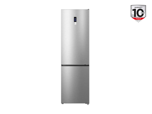 TCL RP409BLE0 Refrigerator, Freestanding, Combi, Height 1.85m, E, Fridge 267 L, Freezer 142 L, Grey | TCL