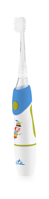 ETA Toothbrush | Sonetic ETA071090020 | Battery operated | For kids | Number of brush heads included 2 | Number of teeth brushing modes 1 | Blue / White