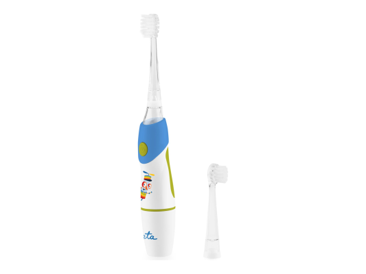 ETA Toothbrush | Sonetic ETA071090020 | Battery operated | For kids | Number of brush heads included 2 | Number of teeth brushing modes 1 | Blue / White