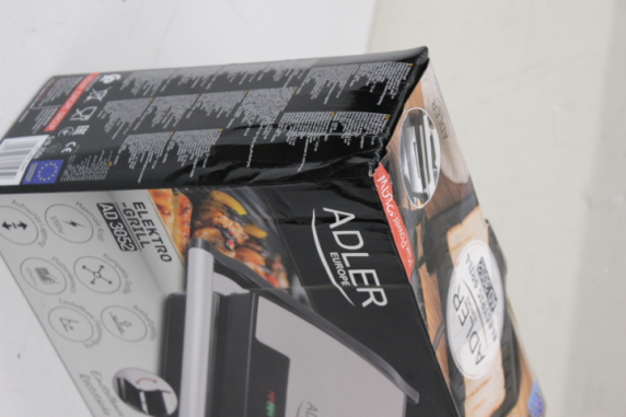 SALE OUT. Adler AD 3052 Electric grill, Non-stick grill plates | Adler Electric Grill | AD 3052 | Table | 1200 W | Stainless steel | DAMAGED PACKAGING
