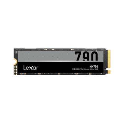 Lexar  |  SSD  |  NM790  |  512 GB  |  SSD formāts M.2 2280  |  Cietā diska interfeiss M.2 NVMe  |  Lasīšanas ātrums 7200 MB / s  |  Rakstīšanas ātrums 4400 MB / s