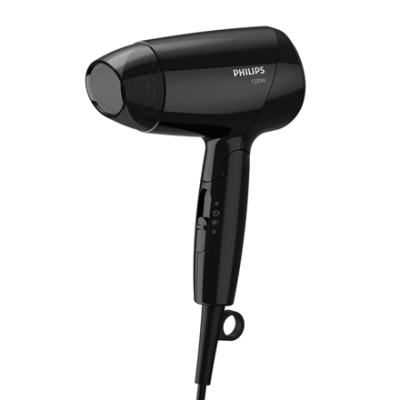 Philips  |  Matu fēns  |  BHC010 / 10 EssentialCare  |  1200 W  |  Temperatūras iestatījumu skaits 3  |  Melns