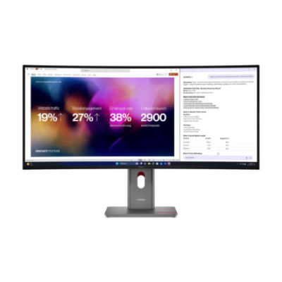 Lenovo ThinkVision P40WD-40 39.7 5120x2160 / 21:9 / 400 nits / DP / HDMI / 3 года гарантии  |  Lenovo