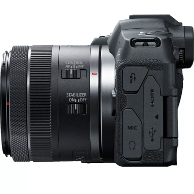 Canon  |  EOS R8 Body + RF 24-50mm F4.5-6.3 IS STM (AIP)  |  Megapixel 24.2 MP  |  Image stabilizer  |  ISO sensitivity (max) 102400  |  Display diagonal 3 "  |  Wi-Fi  |  Video recording  |  Automatic, manual  |  CMOS