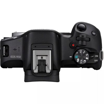 Canon  |  EOS R50 + RF-S 18-45mm F4.5-6.3 IS STM + RF-S 55-210mm F5-7.1 IS STM (SIP)  |  Megapixel 24.2 MP  |  Image stabilizer  |  ISO sensitivity (max) 32000  |  Display diagonal 2.95 "  |  Wi-Fi  |  Video recording  |  Automatic, manual  |  CMOS  |  Bl