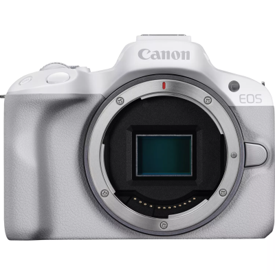 Canon  |  EOS R50 WH + RF-S 18-45 mm F4.5-6.3 IS STM (SIP)  |  24.2MP  |  ISO 32000  |  Wi-Fi  |  2.95" дисплей  |  Белый