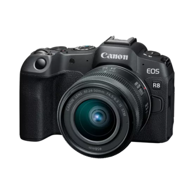 Canon  |  EOS R8 Bezspoguļa kameru korpuss (AIP)  |  Megapikseļi 24.2 MP  |  Attēlu stabilizators  |  ISO jutība (maks.) 102400  |  Displeja diagonāle 3 "  |  Wi-Fi  |  Video ierakstīšana  |  Automātiska, manuāla  |  CMOS