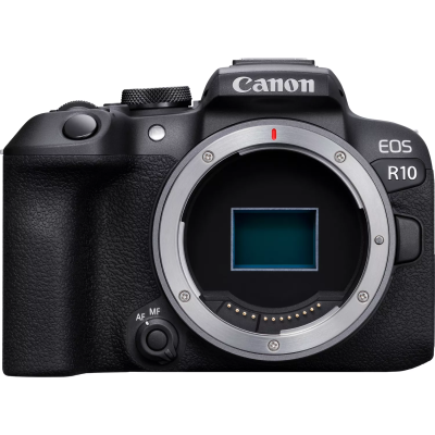 Canon  |  D.CAM EOS R10 RF-S 18-45 IS STM EU26  |  Megapixel 24.2 MP  |  Image stabilizer  |  ISO sensitivity (max) 32000  |  Wi-Fi  |  Video recording  |  Manual  |  CMOS  |  Black