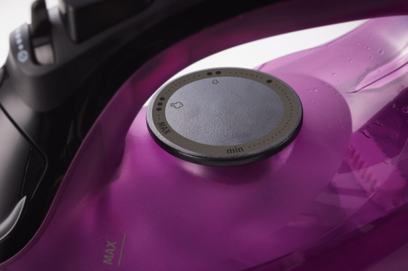 Gorenje SIK2400BKV Steam Iron, 2400W, Water tank capacity 450 ml, Continuous steam 40 g / min, Auto power off, Purple / Black