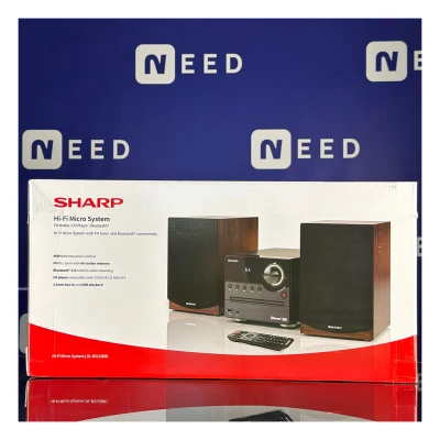 Sharp XL-B512(BR) Hi-Fi Micro System, CD / FM / USB / Bluetooth v5.0, 45W, Brown