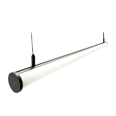 LED linear luminaire LORA, 40W, 3000K, 4800Lm, CRI>80, IP40, 1130x60x60mm, black